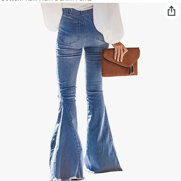 Flare Ripped Jeans - Picture 2 of 5